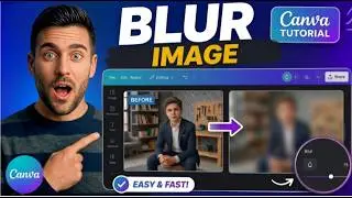 How to Blur an Image in Canva (2026) | Canva Blur Background Tutorial for Beginners (Hindi)