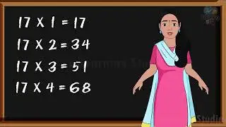 Table of 17 | Learn Multiplication | Table | Kids Education | E-Learning