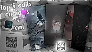 😈 Nuevo Top 5 de Edits Phonk - XML & Link // Alight Motion