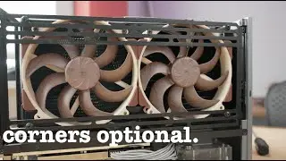 Testing the round Noctua A14 G2 fans on a 280!