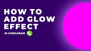 Glowing Effect in CorelDraw | CorelDraw Tutorials | CorelDraw for Beginners