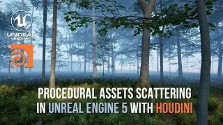 [ TRAILER ]  Procedural Assets Scattering in Unreal Engine 5 with Houdini
