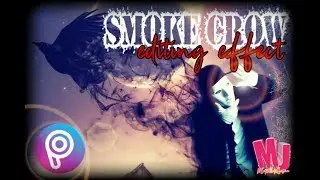 Smoke-Crow Effect ( PicsArt Edting App.)