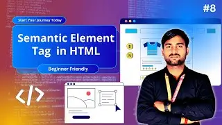 HTML Semantic Elements in Hindi 🔥 Header, Footer, Section & Article Explained | Step by Step