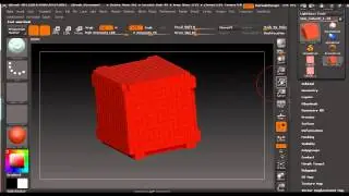 ZBrush 4R4 Problem: Basic shape Polyframe distribution with Unified skin