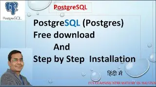 PostgreSQL download and installation steps | Step by Step Postgres installation |pgAdmin config VD#2