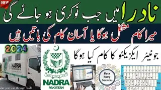 NADRA Junior Executive Jobs 2024|NADRA Junior Executive duty