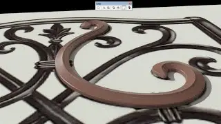 Sketchup - SubD Ornamental Chair Modeling pt. 1