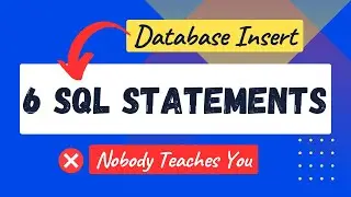 Database Insert SQL Statements on PostgreSQL