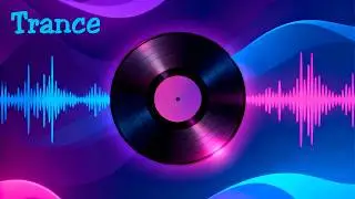 Vinyl Motion | Animated Visualizer 4K (Trance Mix / Suno AI)