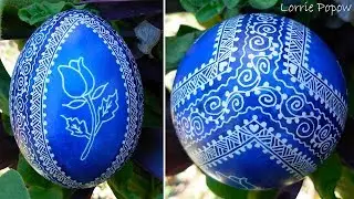 DIY Egg Art Tutorial - How to Divide an Egg in Thirds - Three Divisions