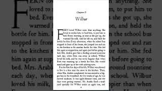 Charolotte's Web, Chapter 2