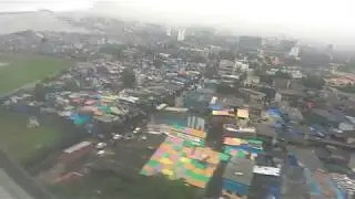 Flight Landing at Bombay  Chhatrapati Shivaji Airport