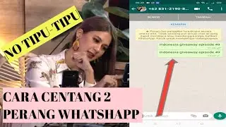 REALL CARA AGAR CENTANG 2 PERANG WHATSHAPP INDONESIA GIVEAWAY *NoClickBait*
