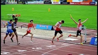 4x400m Men, Final, European U20 Champioships, Borås SWE, 2019
