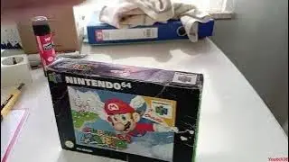 Recuperando una caja de Mario 64 en mal estado y dandole un mínimo de integridad.