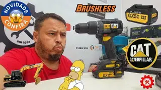 OQUE NÃO TE CONTAM SOBRE O GRAFENO - PARAFUSADEIRA CATERPILLAR DX12 BRUSHLESS