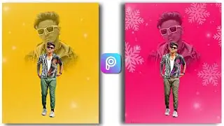 Creative Dual Photo Editing in Picsart || PicsartNew Dual Photo Editing Tutorial HusseinEditingZone