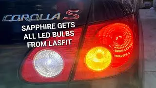 COMPLETE LASFIT LED INSTALL ON 9TH GEN COROLLA - NO NEED FOR RESISTORS!