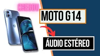 MOTO G14: chegou oficialmente no Brasil com áudio estéreo.