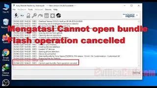 Fix Cannot open bundle Flash operation cancelled