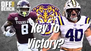 KEY TO VICTORY: Can LSU, Whit Weeks SHUT DOWN Texas A&M RB Le'Veon Moss?!