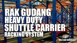 SHUTTLE CARRIER RACKING SYSTEM | Rak Gudang Heavy Duty Warehouse Rack - RAJARAK