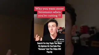 Why you NEED more Serotonin when cutting!