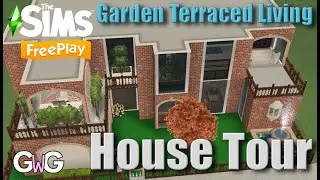 The Sims Freeplay- Garden Terraced Living House Tour [Simdex Prize]