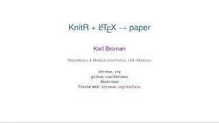 R Markdown for papers