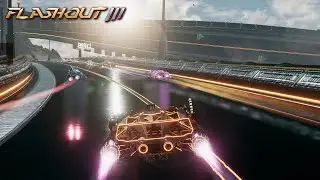 Flashout 3 PC 4K Gameplay - Campaign: Ignition Cup (Bea)
