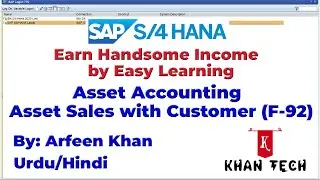 How to post SAP-AA: Asset Sales with Customer (F-92) (Urdu/Hindi)