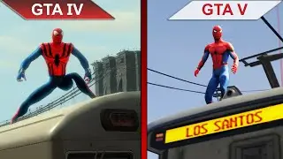 THE BIG COMPARISON | GTA IV vs. GTA V SPIDER-MAN MODS | PC | ULTRA