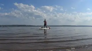SUP пробный поход на доске, 4 - 6 июля 2023 года.