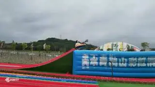 Artificial Tubing Slope Jump Big Airbag Pillow