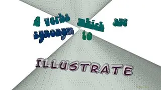 illustrate - 4 verbs meaning illustrate (sentence examples)