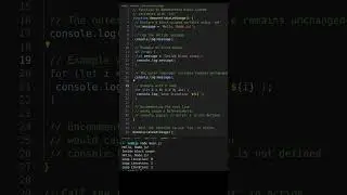 Block-Scoped Variables in Node.js: Using let