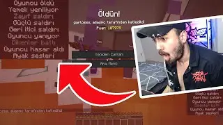 BU EKİP BANA SİNİR KİRİZİ GEÇİRT'Dİ!🤬🤬 KAMERAYI KIRDIM! Ekiple Minecraft #93