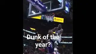 Dunk of the year? #basketball