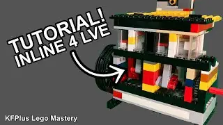 Inline 4 Lego Vacuum Engine Tutorial!