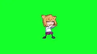 neco arc dance greenscreen