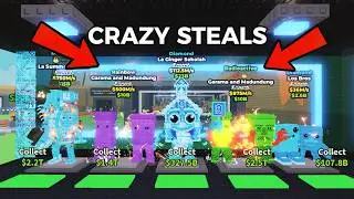 CRAZY STEALS I GOT SERVER HOPPING DURING SUMMER UPDATE in Steal A Brainrot