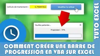 COMMENT CRÉER UNE BARRE DE PROGRESSION EN VBA A RÉUTILISER DANS TOUS VOS CLASSEURS EXCEL !