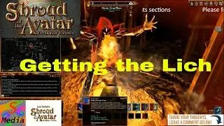 shroud of the avatar getting the Lich companion / pet