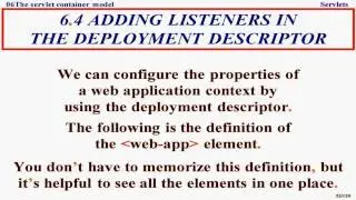 Servlet container model