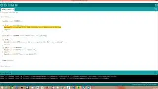 ESP32 Arduino SPIFFS: Write file