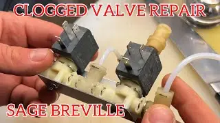 Clogged Valve Repair Sage Breville Coffee Machine