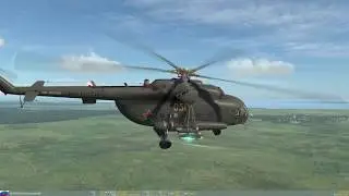 Ми-8 взлет и посадка