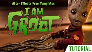 Recreate I AM GROOT Intro  After Effect Tutorial | Free Project file | Tamil | FS CREATiON