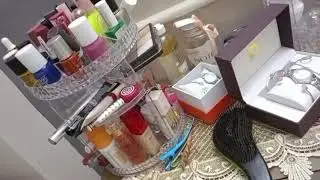 جوله في التسريحه🌺 سراحتي 🌺افكار لتنظيم التسريحه| ترتيب ادراج العنايه الشخصيه ||جوله في ادراج تسريحتى